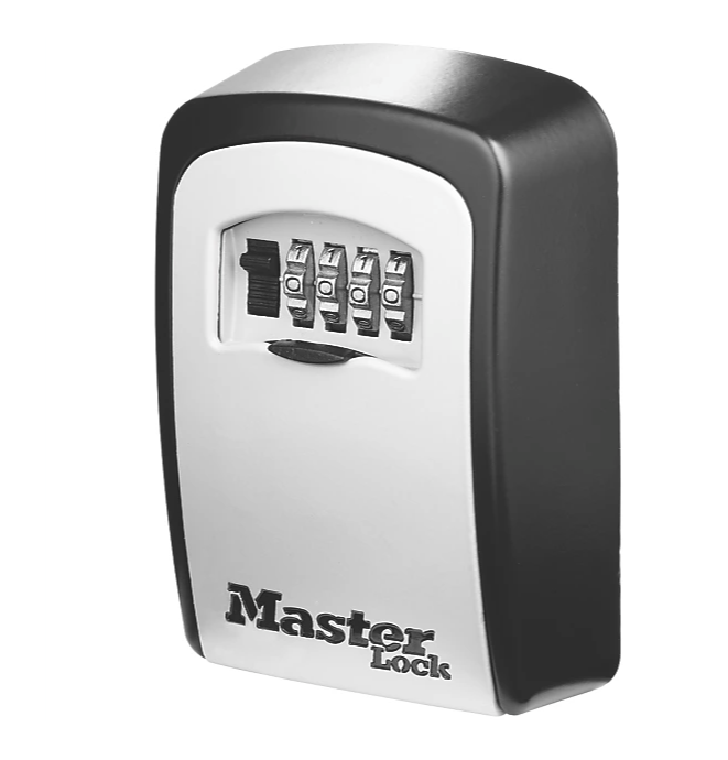 Master Lock combination key safe — supplied and fitted as part of Quick Fit Friday